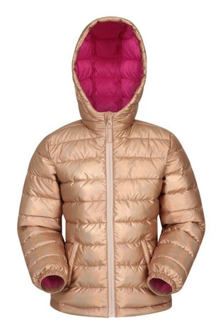 Water Resistant Kids Rain Jacket Hooded Baby Girls & Boys Jacket Microfibre Padding Mountain Warehouse Baby Seasons Padded Jacket Best for Outdoors & Travelling 