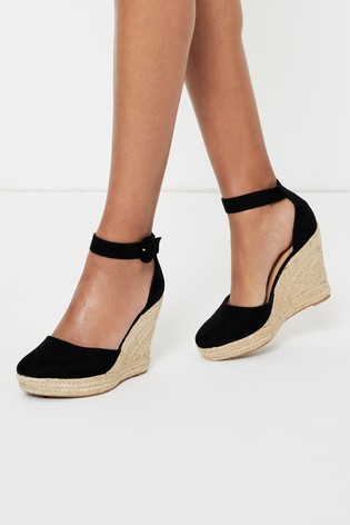 Buy Lipsy Covered Buckle Wedge from the 