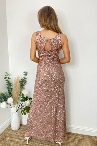 sistaglam embellished maxi dress