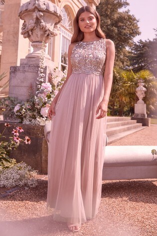 next lipsy pink dress