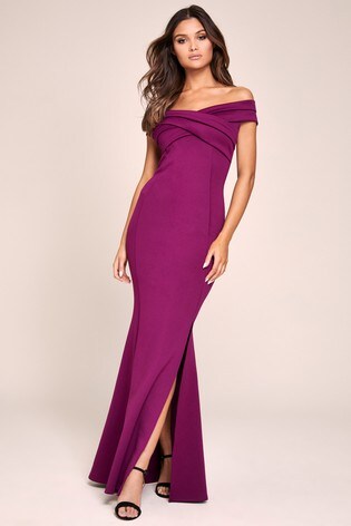 next lipsy purple dress