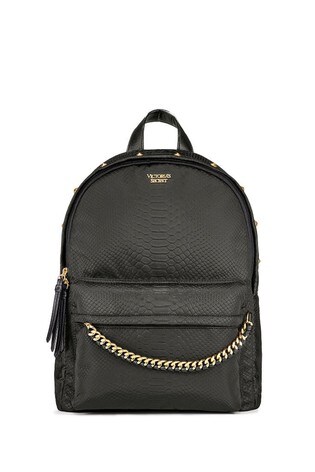 Nylon python stud city backpack