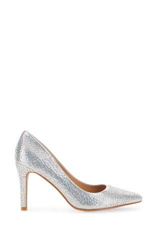 Simply Be Wide Fit Glitzy Court Shoe 