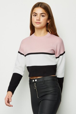 girls cropped jumper