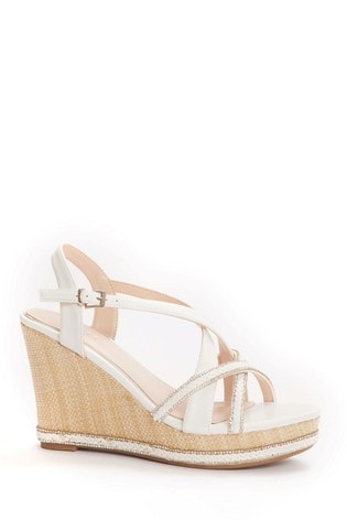 wedges with straps