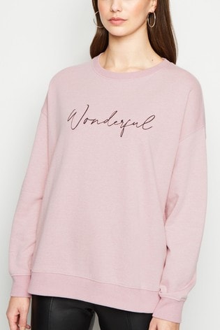 slogan sweatshirt