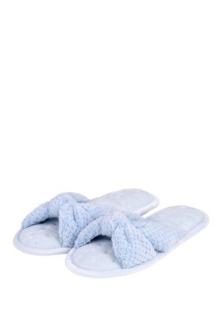 white open toe slippers