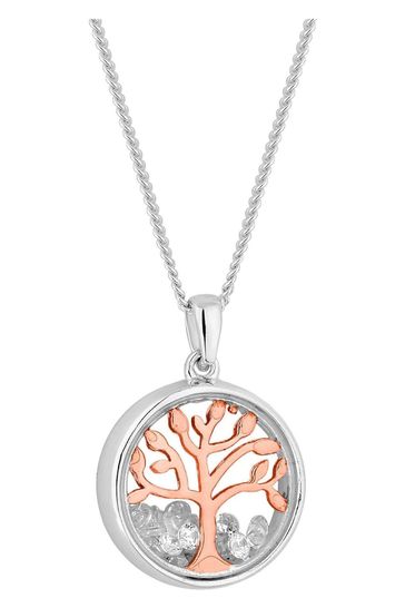 Simply Silver Plated Sterling Tree Of Life Shaker Pendant Necklace From The Next Uk - Silver Pendant Tree Of Life