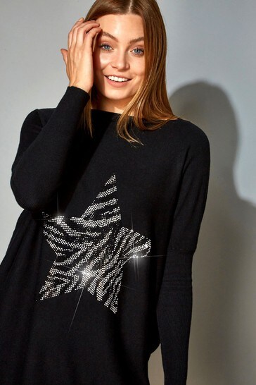 Buy Roman Animal Star Embellished 