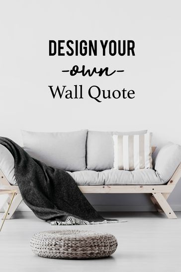 Personalised Design Your Own Wall Sticker By Loveabode From The Fitforhealth - Design Your Own Wall Sticker Uk