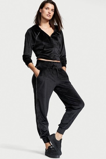 Inset Velour Jogger 