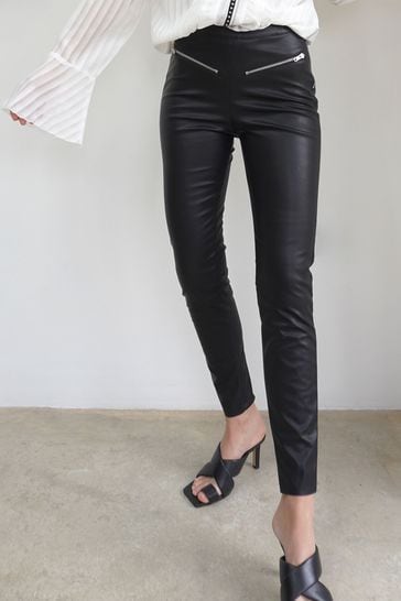 Buy Religion Steel Faux Skinny Leather 