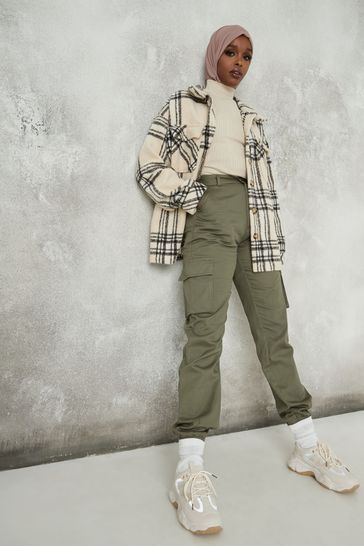 Buy Missguided Plain Cargo Trouser from 