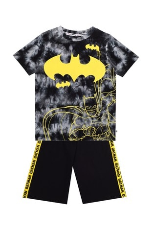 Boys Kids Batman Novelty Pyjamas PJs Nightwear Detachable Cape  2-8 Years