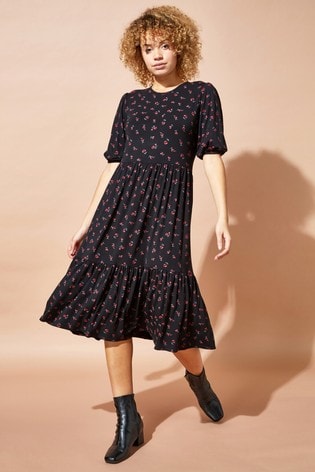 next floral midi dress