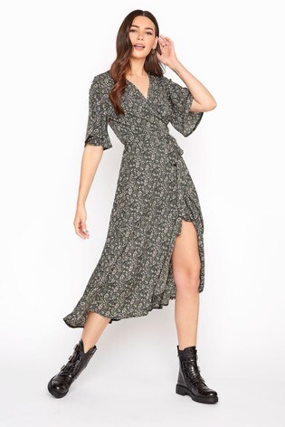 Buy Long Tall Sally Paisley Wrap Dress from the Next UK online shop