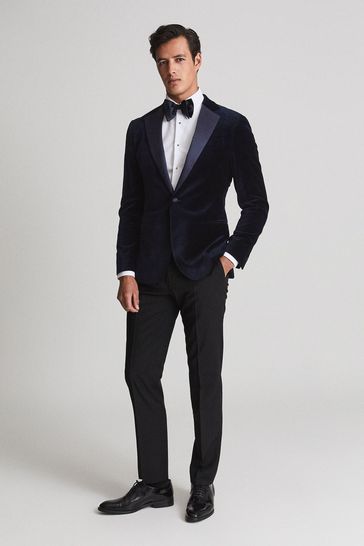 reiss navy blazer