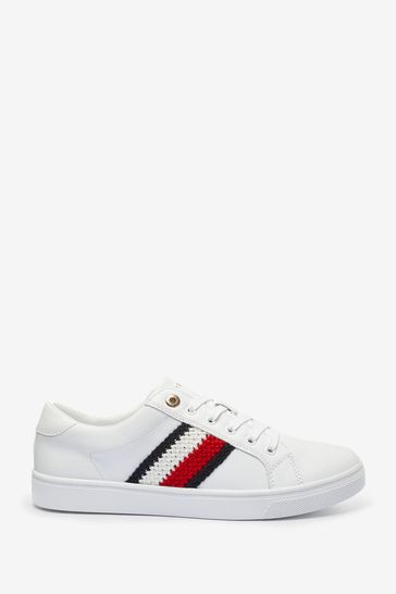 Buy Tommy Hilfiger White Cupsole Trainers from Next Ireland