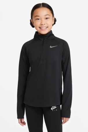 Nike Black Dri-FIT Half Zip Long Sleeve Running Top