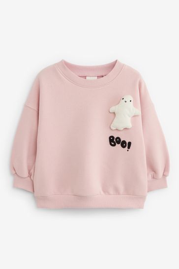 Buy Pink Halloween Sweatshirt 3mths 7yrs from Next Bahrain