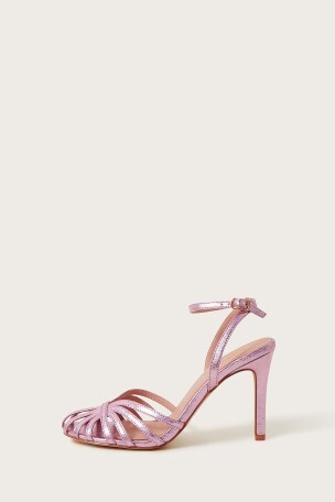 Caged toe heels top