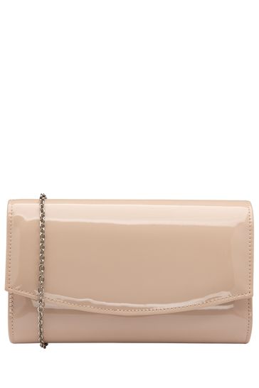 Ravel Cream Clutch Bag with Chain