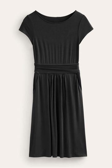 Vestido tipo jersey azul oscuro Amelie de Boden