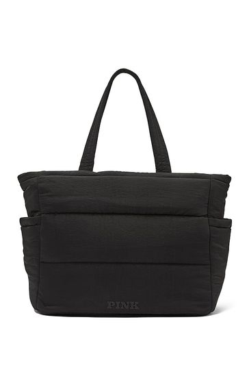 Buy Victoria s Secret PINK Black Puffer Tote Bag from Next Netherlands