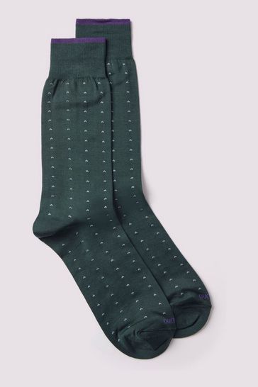 Duchamp Mens Dotted Socks