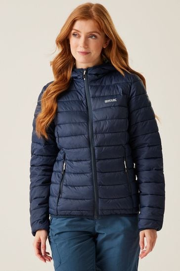 Regatta Blue Womens Hooded Marizion Walking Jacket