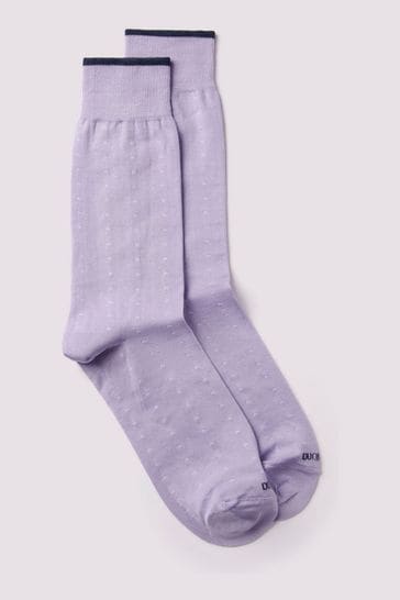 Duchamp Mens Dotted Socks