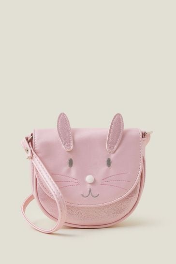 Accessorize Girls Pink Bunny Cross Body Bag