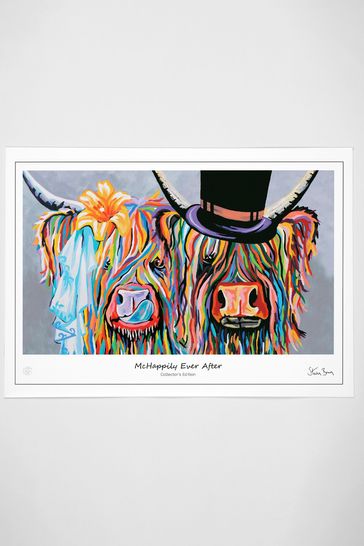 Steven Brown Art Grey McHappily Ever After A3 Collector's Edition Print