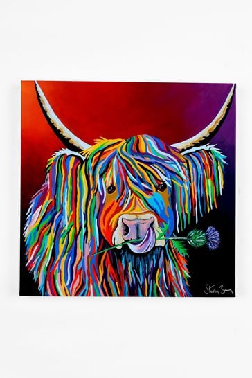Steven Brown Art Red Lizzie McCoo Large Canvas Print