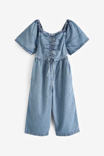 Buy Blue Denim Jumpsuit 3 16yrs from Next Luxembourg