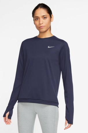 Nike Coral Pink Dri FIT Crew Neck Running Top