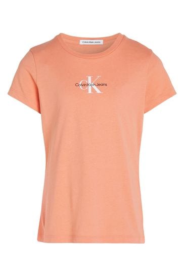 Calvin Klein Orange Monogram Top