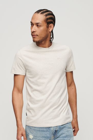 Superdry Nude Small Cotton Essential Logo T-Shirt