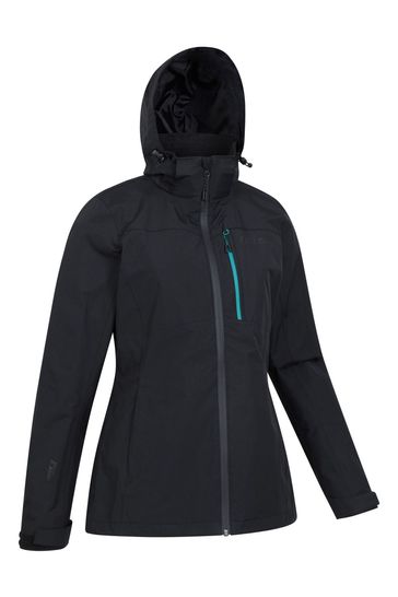Buy Mountain Warehouse Black Womens Rainforest II Extreme Waterproof Jacket from Next Kuwait