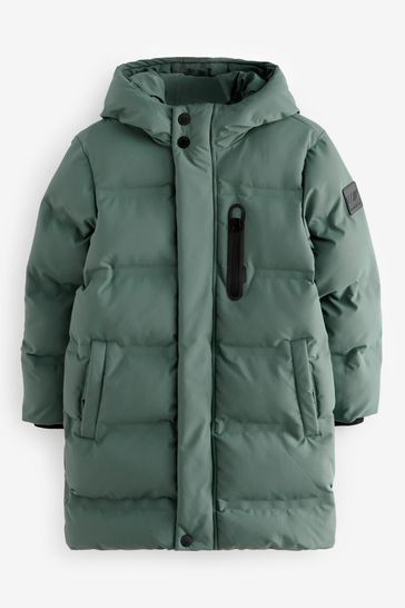 Boys green coat 2025