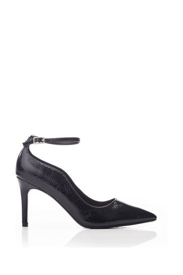 Moda pelle top shoes high heels