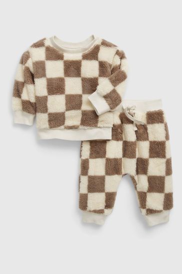 Buy Gap Checkered Sherpa Outfit Set from the Gap online shop
