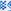 Estampado de mosaico en azul y blanco