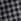 Black/White Gap Check Tie-neck Shirt