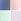 Multicolore pastel uni