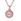 Rose Pink Ted Baker Soltell: Solitaire Sparkle Crystal Pendant Necklace