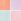 Multi Pastel Plains T-shirts 7 Pack (3-16yrs)