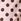 Pink/Chocolate Spot Linen Rich Barrel Leg Trousers