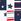 Navy/Red Stars & Stripes 7 Pack Trunks (2-16yrs)