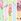 Aqua/rose - Slips hipster 5 (2-16 ans)